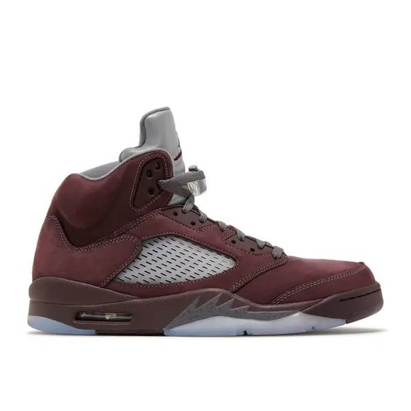 Nike Air Jordan Retro 5‎ SE Burgundy Graphite Suede Mens Sneakers Size 7.5 NWT